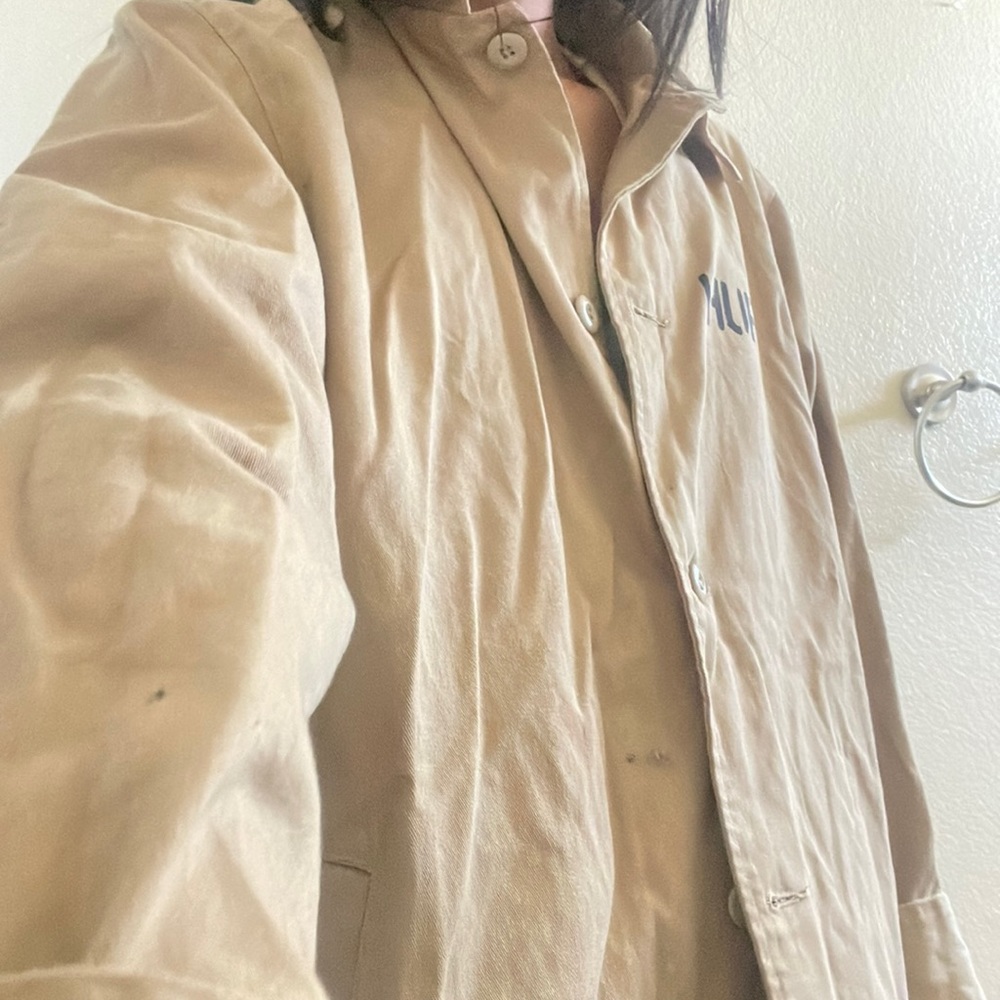 Huf x popeye collab trench jacket